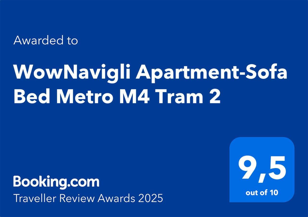 Wownavigli Apartment-Sofa Bed Metro M4 Tram 2 Milán Exterior foto